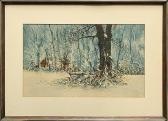 DUDEK Stan 1900-1900,Winter Landscape,Clars Auction Gallery US 2013-06-15