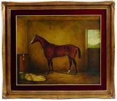 DUDGEON J,Caballo en caballeriza .,1885,Morton Subastas MX 2011-01-20