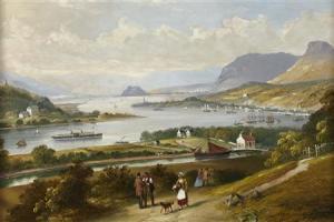 DUDGEON Thomas 1804-1880,VIEW OF THE CLYDE ESTUARY AND DUMBARTON ROCK,Lyon & Turnbull GB 2013-11-28