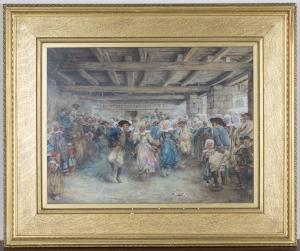 DUDLEY Ambrose 1900-1900,The Barn Dance,19th/20th century,Tooveys Auction GB 2021-02-03