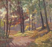 DUDLEY Frank Virgil 1868-1957,Forest Interior,1930,Treadway US 2004-12-05