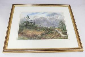 DUDLEY Fred H,Wooded landscape, stream foreground,19th,Henry Adams GB 2017-09-07