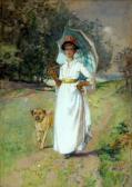 DUDLEY Jessie 1872-1930,Afternoon walk,1887,Shapes Auctioneers & Valuers GB 2007-06-02