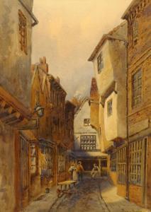 DUDLEY Jessie 1872-1930,The Old Shambles, York,Duggleby Stephenson (of York) UK 2020-06-19