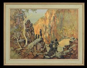 DUDLEY WOOD C 1905-1980,Above Glen Helen Gorge,New Orleans Auction US 2014-07-26