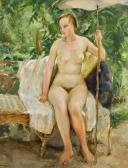 DUDNIK Stepan 1914-1996,Female Nude in Crimea,Sotheby's GB 2021-06-08