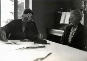 DUDOGNON Georges 1922-2001,Frédéric et Irène Joliot-Curie dans l'intimité,1950,Piasa FR 2009-06-05