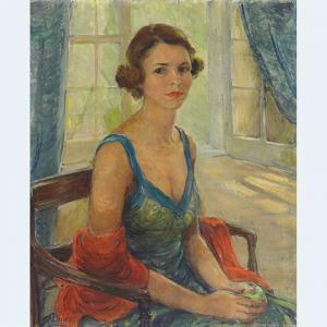 DUER IRVING Anna 1873-1957,WOMAN SEATED BY A SUNLIT WINDOW,Waddington's CA 2007-06-12