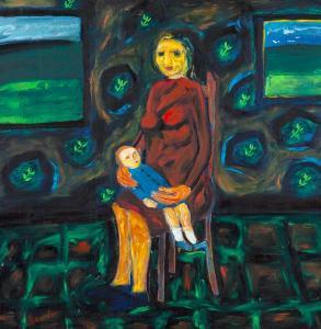 DUERDEN George 1926-1990,MOTHER AND CHILD,GFL Fine art AU 2020-03-08