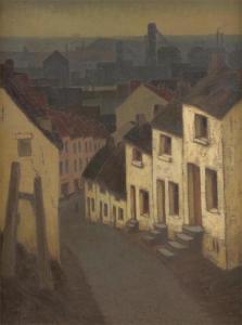 DUERINCKX Adrien Paul 1888-1938,Vue du Borinage,Horta BE 2009-12-07