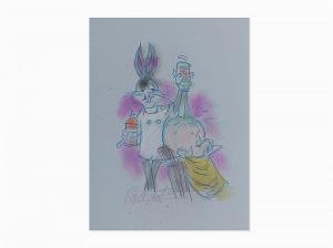 DUERRSTEIN Dick,Bugs Bunny and Elmer Fudd,2002,Auctionata DE 2016-05-27