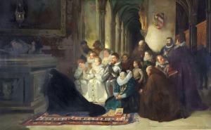 DUEZ Ernest Ange 1843-1896,Scène historique,19th century,Bayeux Encheres FR 2022-11-11