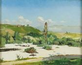 DUFAUX Henri 1879-1980,Sommerliche Landschaft bei Genf.,Dobiaschofsky CH 2005-05-01