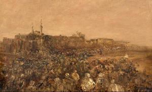 DUFEU Edouard Jacques 1836-1900,Vue du Caire,Artcurial | Briest - Poulain - F. Tajan FR 2022-09-27