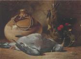 DUFFIELD William D 1816-1863,A pigeon, songbirds,Christie's GB 2004-05-27