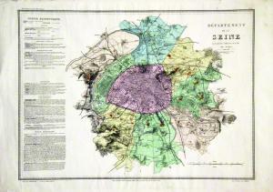 DUFOUR A 1800-1900,Plan de Paris avec les Fortifications,1900,Artprecium FR 2017-03-08