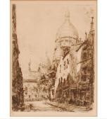 DUFOUR Jean Jules 1889-1945,architectural steet scene,Ripley Auctions US 2010-03-27