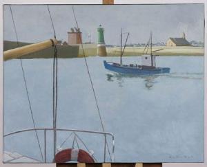 DUFOUR Roger Lucien 1918-2002,Le port de Lorient,Adjug'art FR 2021-11-25