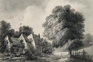 DUFRESNE ABEL JEAN HENRI 1788-1862,Dorfansicht,Jeschke-Greve-Hauff-Van Vliet DE 2017-09-29