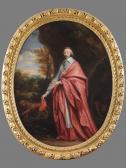 DUFRESNOY Charles Alphonse,Portrait allégorique du cardinal de Richelieu insp,Lafon 2013-06-24