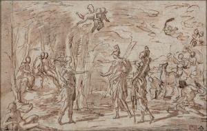 DUFRESNOY Charles Alphonse 1611-1668,Vénus donnant ses armes à Enée,Beaussant-Lefèvre FR 2019-10-25
