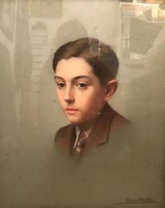 DUFTOS Robert 1898,Portrait de jeune homme,Pescheteau-Badin FR 2019-09-29