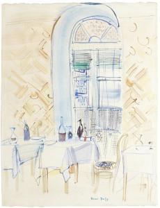 DUFY Raoul 1877-1953,Ax-les-Thermes, la salle à manger,1945,Bonhams GB 2014-11-04