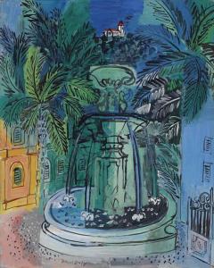 DUFY Raoul 1877-1953,La fontaine à Hyères,1927,Christie's GB 2015-02-05