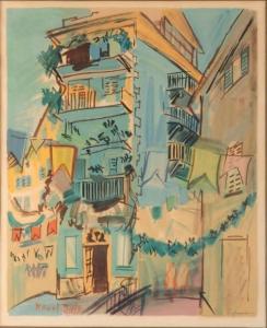 DUFY Raoul 1877-1953,Rue à Nice,Joron-Derem FR 2016-04-13