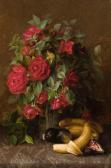 DUGAN SUSIE W 1860,Still Life with Roses, Bananas, and Figs,Heritage US 2009-06-10