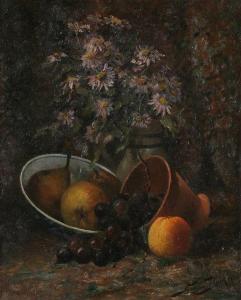 DUIKER Simon 1874-1941,Still life with fruit and earthenware,Bernaerts BE 2017-06-19