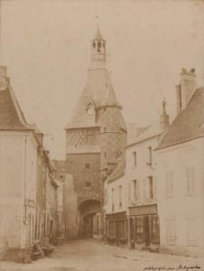 DUJARDIN Auguste 1847,Tour de l'Horloge, Saint Fargeau (Yonne),,1860,Yann Le Mouel FR 2013-05-23