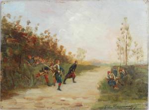DUJARDIN BEAUMETZ Henri Ch. Étienne,FRENCH TROOPS FROM THE FRANCO PRUSSIAN WAR,Potomack 2016-04-09