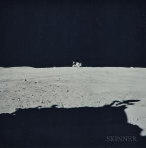 Duke Charles 1935,John Young driving the rover along the lunar horiz,1972,Skinner US 2017-11-02