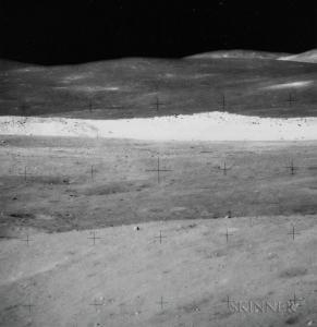 Duke Charles 1935,South Ray Crater illuminated by the lunar Sun, EVA,1972,Skinner US 2017-11-02