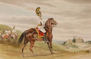 DUKESHILL MOORE RONNIE,Italian Cavalry Officer overlooking a Continent,Burstow and Hewett 2008-10-22