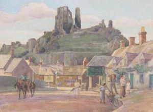 DUKESILL MOORE Ronald 1900-1985,Corfe Castle,1947,Woolley & Wallis GB 2011-06-15