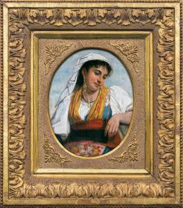 DUKSZYñSKA DUKSZTA Emilia 1837-1898,WŁOSZKA,1880,Agra-Art PL 2017-06-11