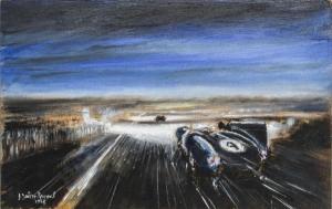 DULERY REYVAL Jacques 1926,Les Hunaudières, le Mans la nuit,1998,Morand FR 2015-12-14