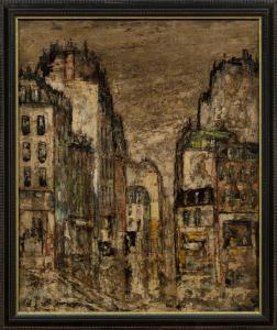 Dules Duffart Jules 1924,Street Scene,Neal Auction Company US 2022-10-13