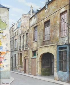 DULIEU René 1903-1992,A French street scene,Bellmans Fine Art Auctioneers GB 2023-01-17