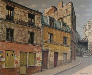DULIEU René 1903-1992,Street scene in a French town,Woolley & Wallis GB 2023-12-13