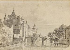DULL A,Der Groote Houtpoort in Haarlem.,1759,Ketterer DE 2012-04-26