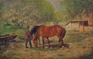 DUMAREST Charles,Feeding the Horses,Hartleys Auctioneers and Valuers GB 2008-12-03