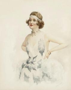 DUMENT D.R 1927,Portrait of Gabby de Lise in stage costume,Christie's GB 2008-03-11