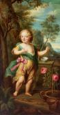 DUMESNIL F 1700-1700,Un ragazzo che soffia bolle di sapone nel parco di,Palais Dorotheum 2007-10-17
