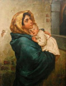 DUMINI Adolfo 1863,Mother and child,Fieldings Auctioneers Limited GB 2017-05-20