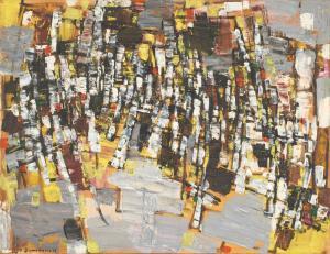 DUMITRESCO Natalia 1915-1997,Abstraction jaune,1957,AuctionArt - Rémy Le Fur & Associés 2024-03-21