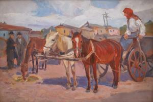 Dumitrescu Ion Stoica 1886-1956,At the Fair,Artmark RO 2023-09-20