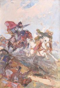 Dumitrescu Ion Stoica 1886-1956,Battle of Călugăreni,Artmark RO 2023-04-24